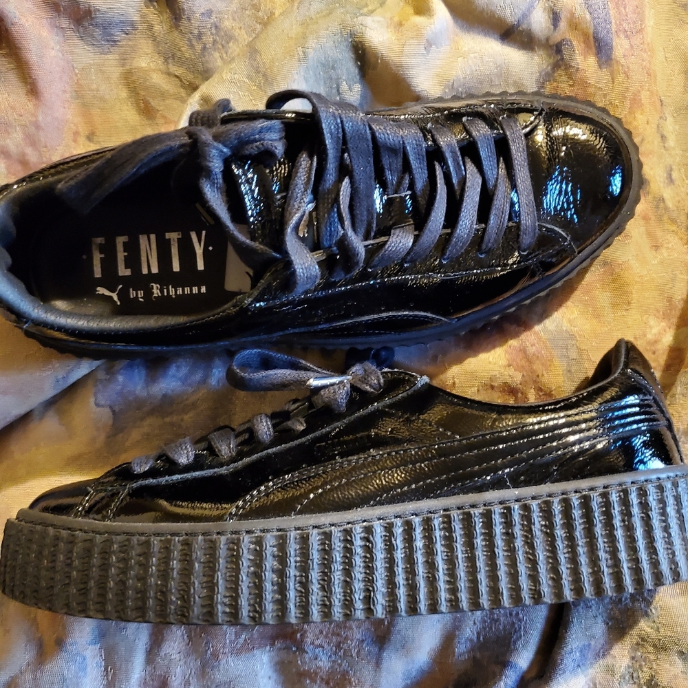 Fenty patent leather creepers sneakers